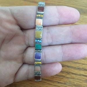 Vintage tile like bracelet